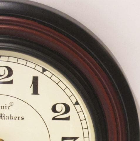 ウォールクロック 壁掛け時計 木製 シンプル シャビー 306013