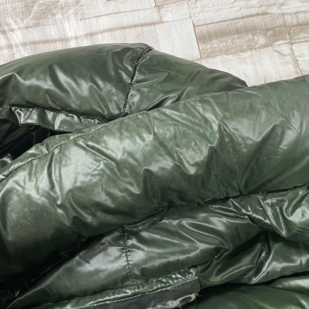 【良品】ヘルノ HERNO★ダウンコート　Bolla　フード　グリーン　ロング