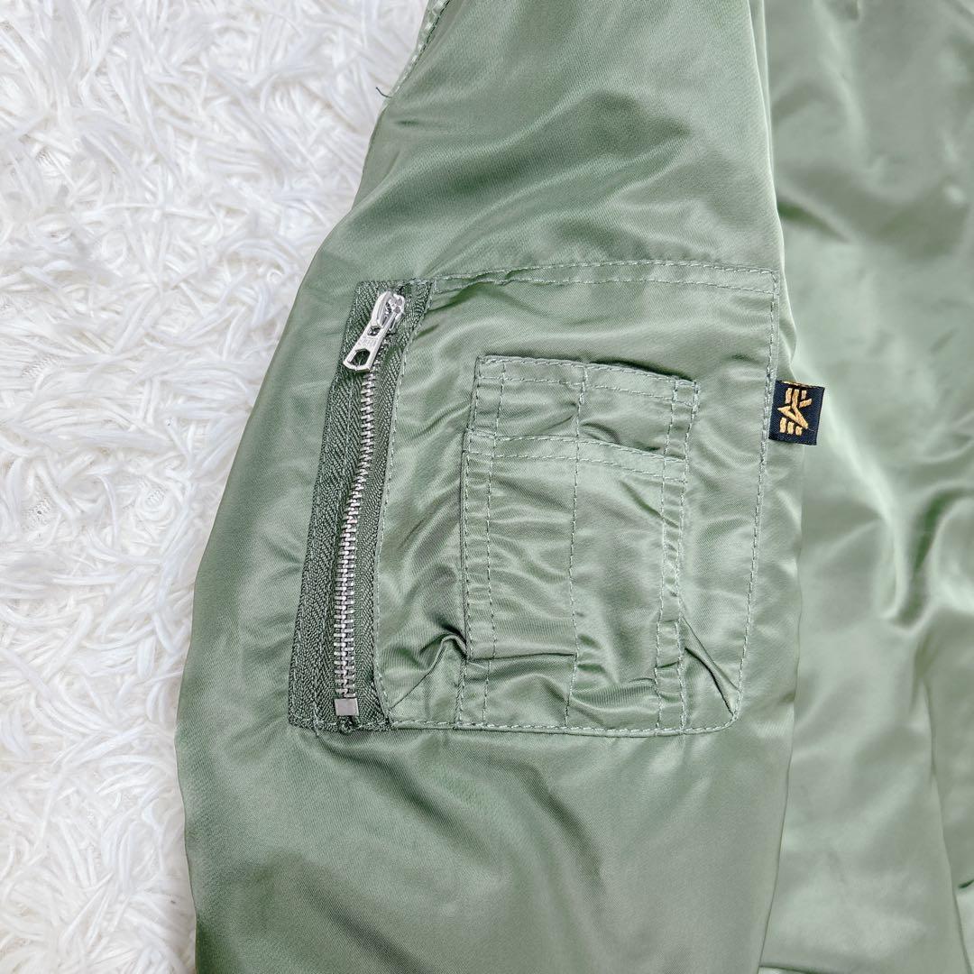 アルファ MA-1 USA製 80s 90s リバーシブル　フライトジャケット