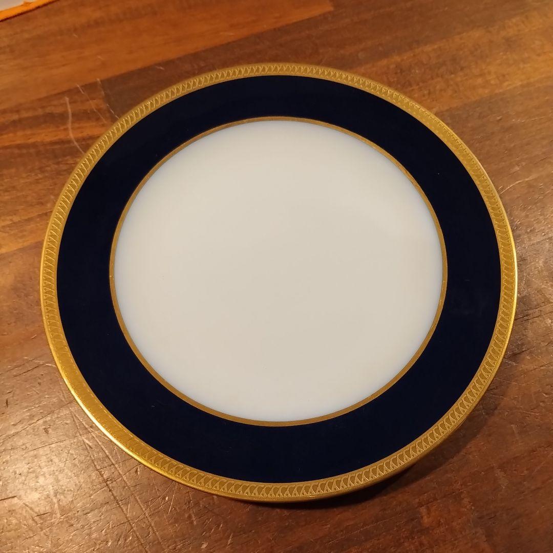 大倉陶園　瑠璃　エンボス 皿　プレート　約20cm 6枚