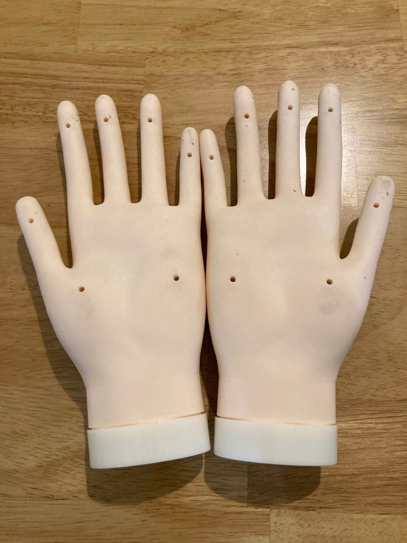 ネイリスト検定　JNEC認定モデルハンド両手