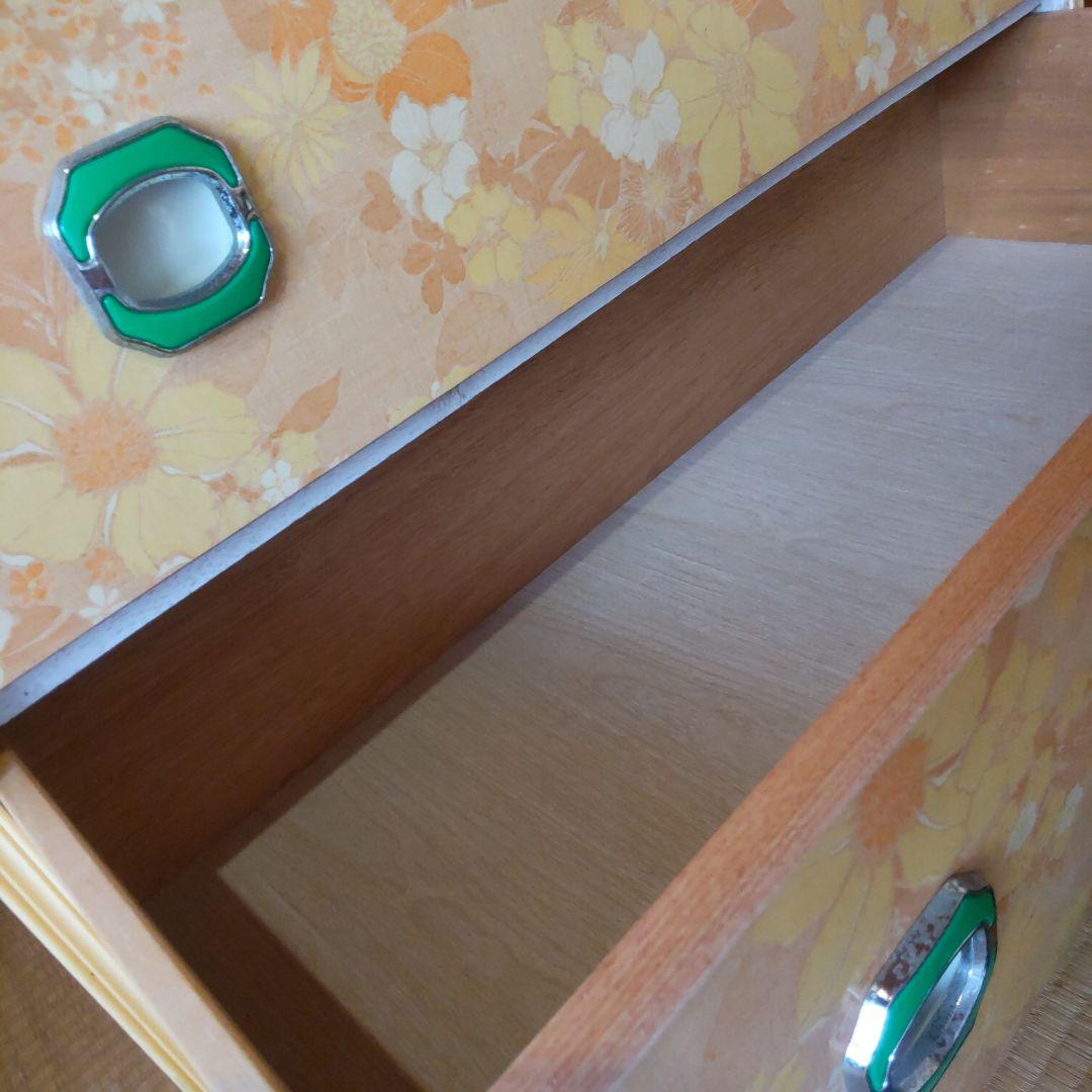 昭和ノスタルジー　花柄箪笥　昭和レトロ