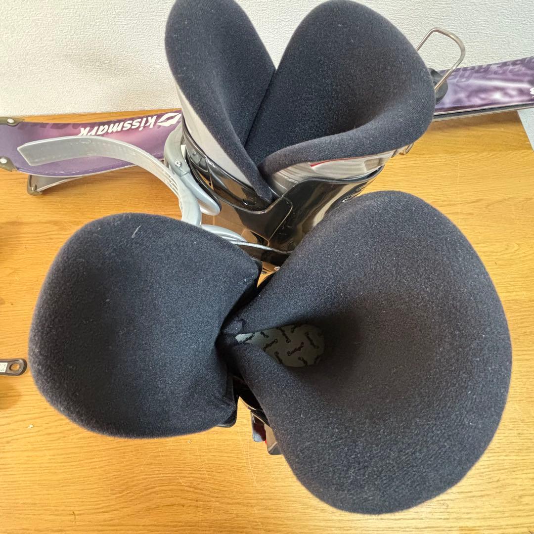 メンズ　ショートスキー　ファンスキーセット　kissmark 28-28.5cm