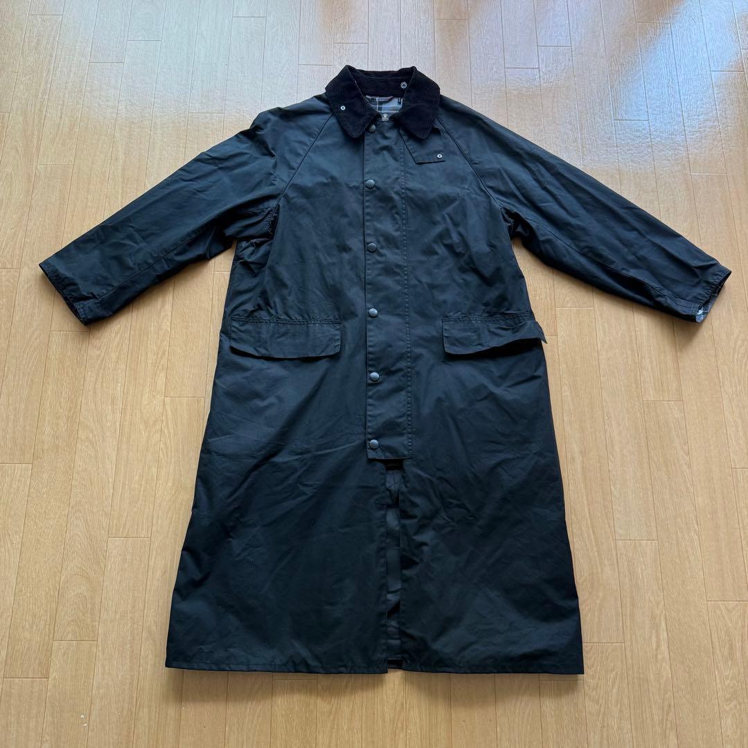 バブアー Barbour BURGHLEY wax 36 ブラック