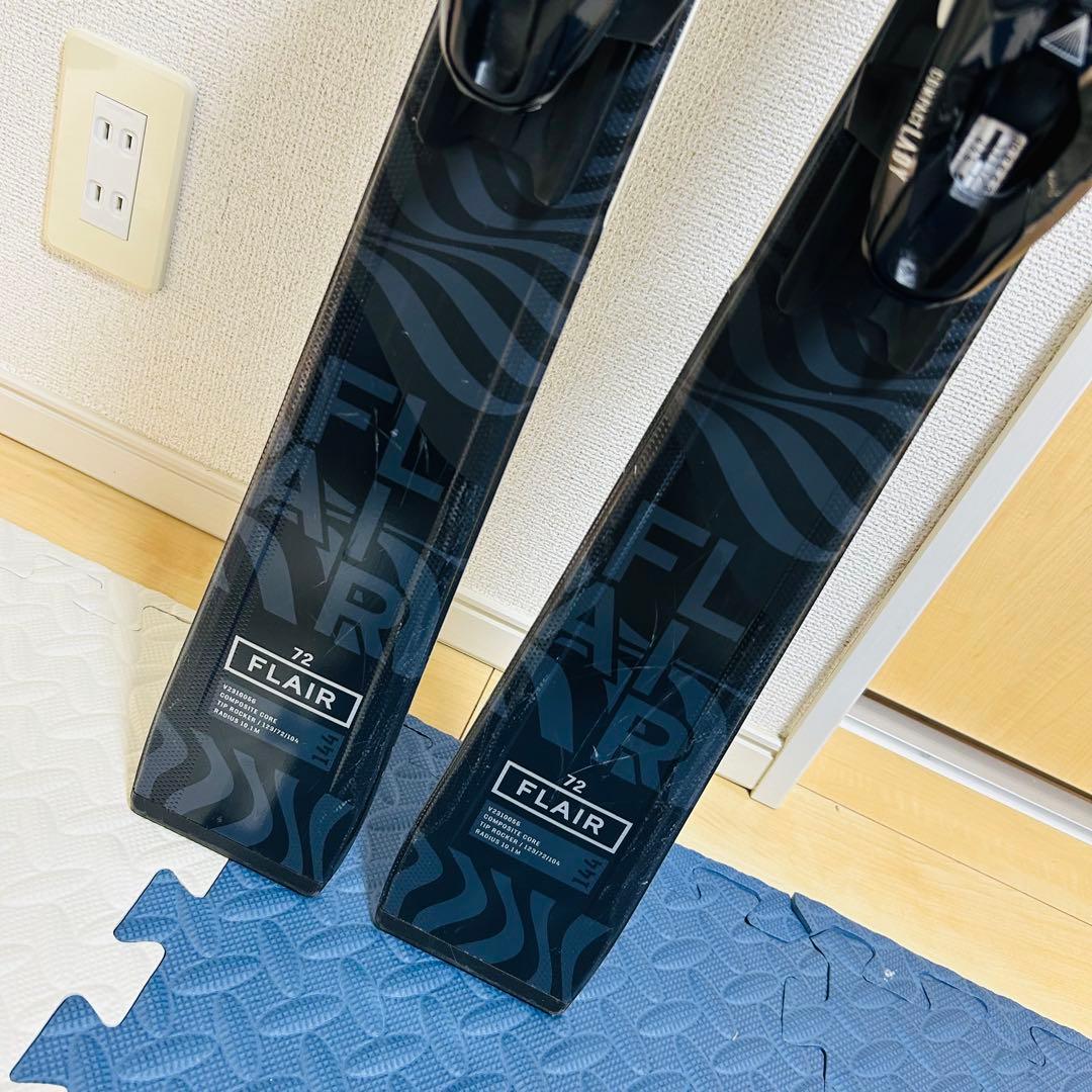 【美品】Volkl FLAIR 72 144cm スキー 板 レディース 女性