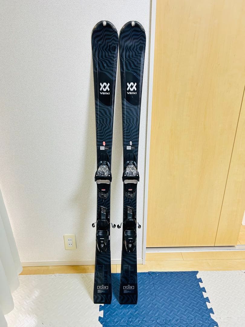 【美品】Volkl FLAIR 72 144cm スキー 板 レディース 女性