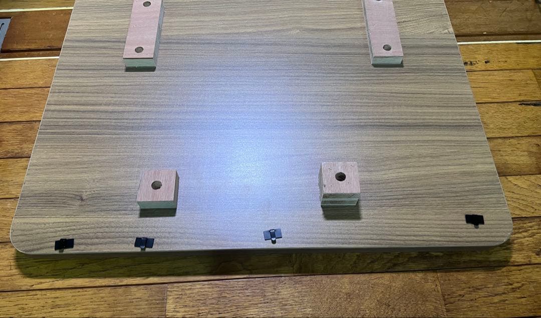 ★フレックス★ハイエース フラットコンソール 茶木目　ワイドボディ用