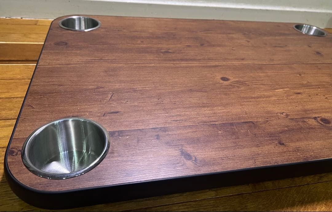 ★フレックス★ハイエース フラットコンソール 茶木目　ワイドボディ用