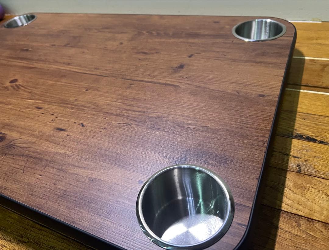 ★フレックス★ハイエース フラットコンソール 茶木目　ワイドボディ用