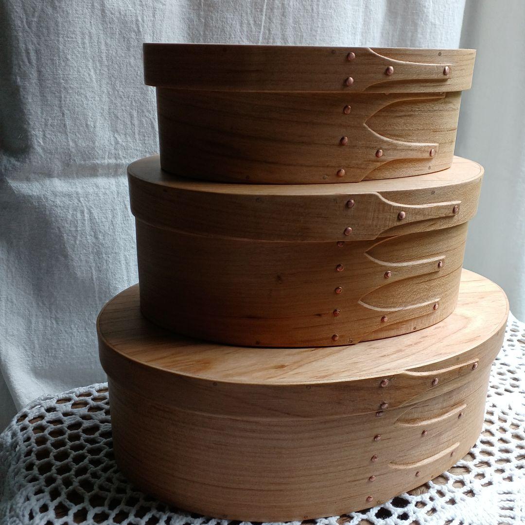 シェーカーボックス　オーバルボックス　3つセット