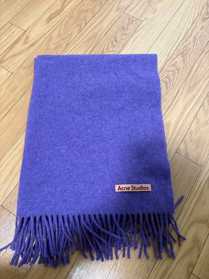 Acne Studios 紫色 マフラー 200cm x 70cm
