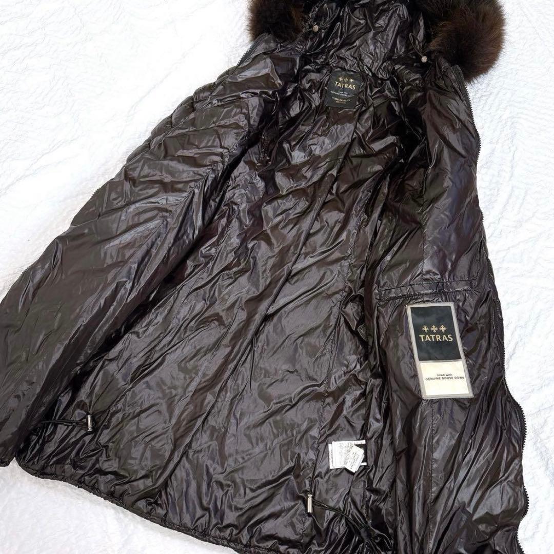 お値下げ✨美品✨TATRAS パルマ　ベルト付　ラクーンファーダウンコート