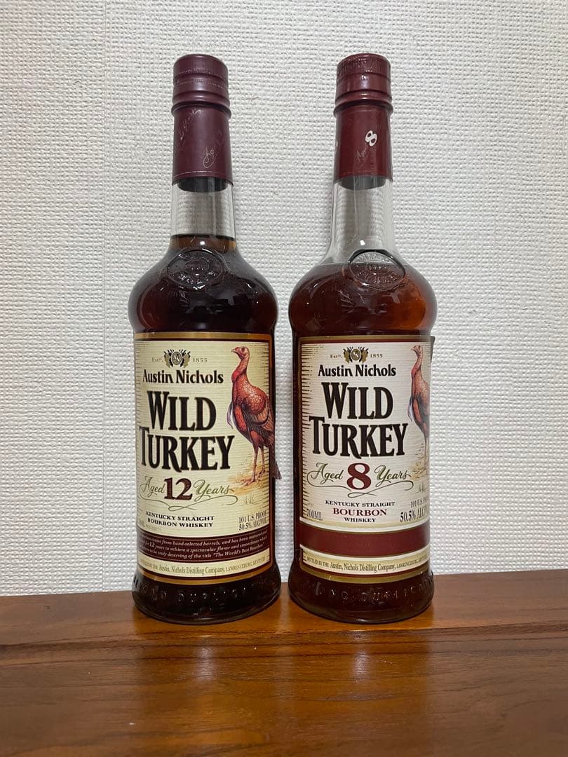 ワイルドターキー Wild Turkey 12年 8年 2本セット