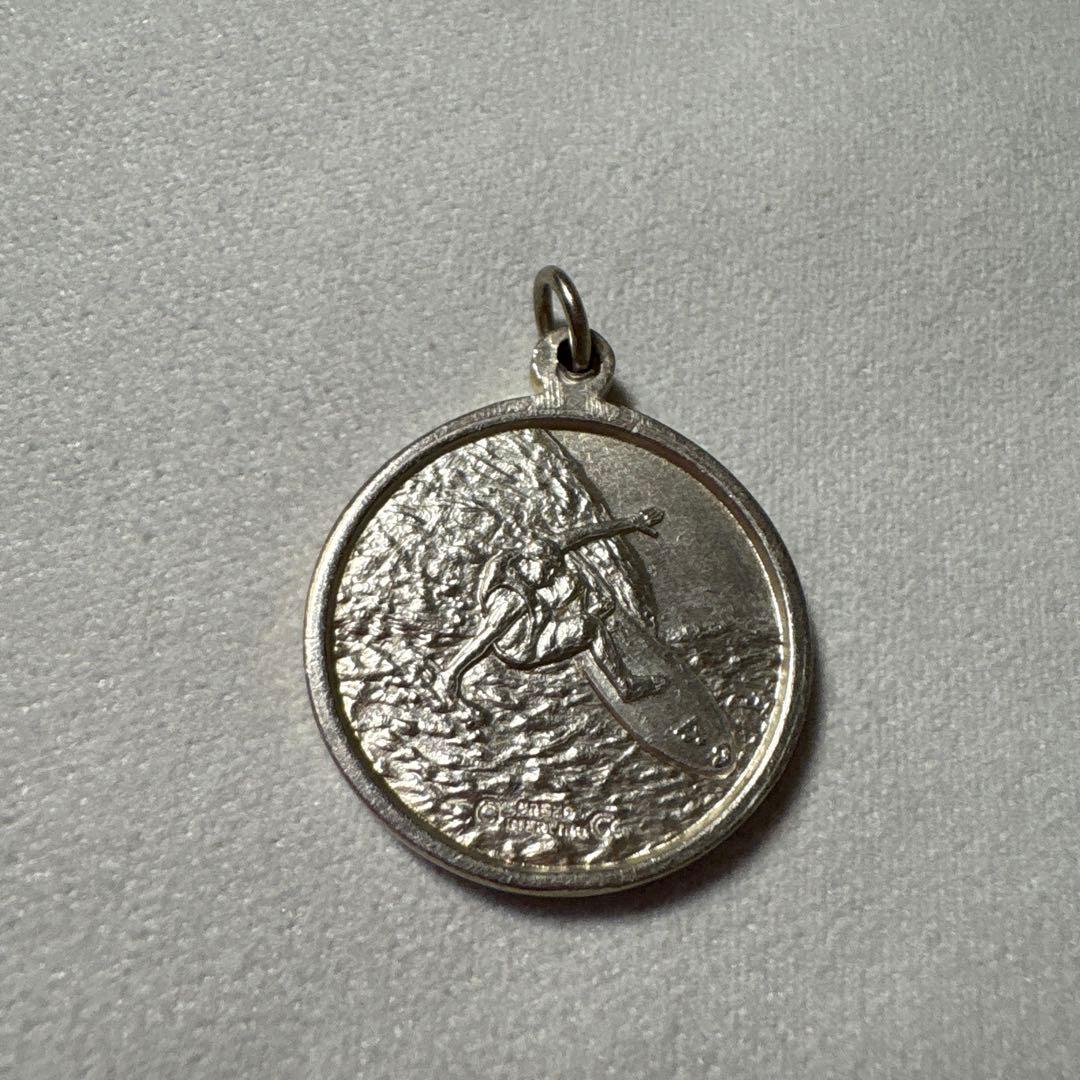 CREED製 シルバー 旅の守り神 聖クリストファー ペンダントスワロフスキー