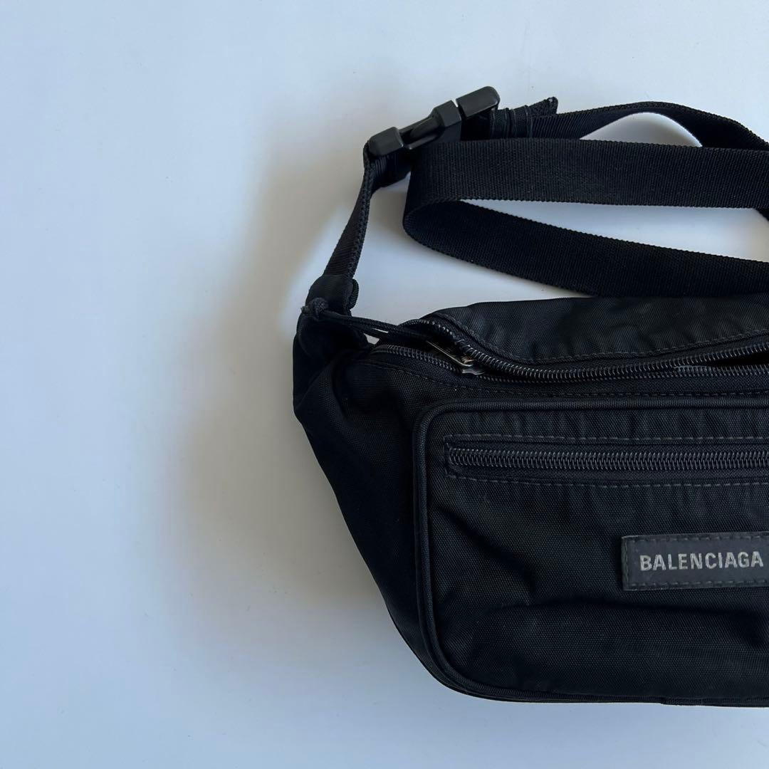 バッグ BALENCIAGA LOGO NYLON WAIST BODY BAG