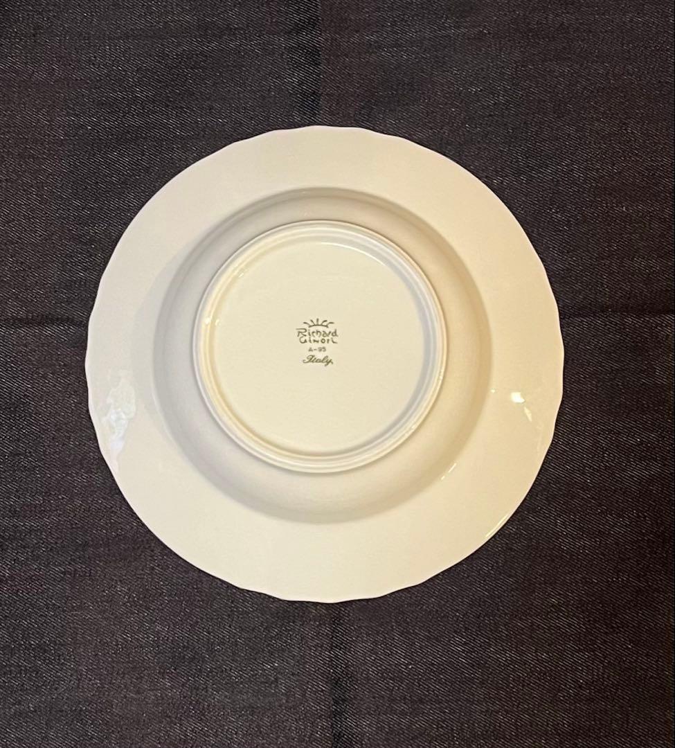 リチャードジノリ　ベッキオホワイト　スーププレート 20 3枚セット