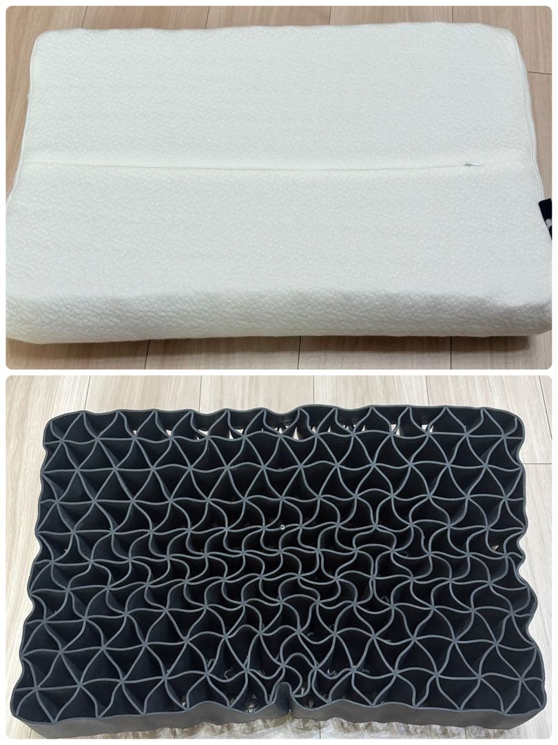 【美品】ヒツジのいらない枕（至極）枕カバー付き