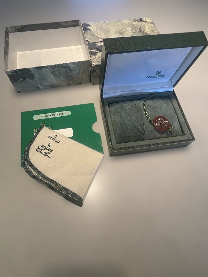 ROLEX グリーンレザーケース 付属品一式