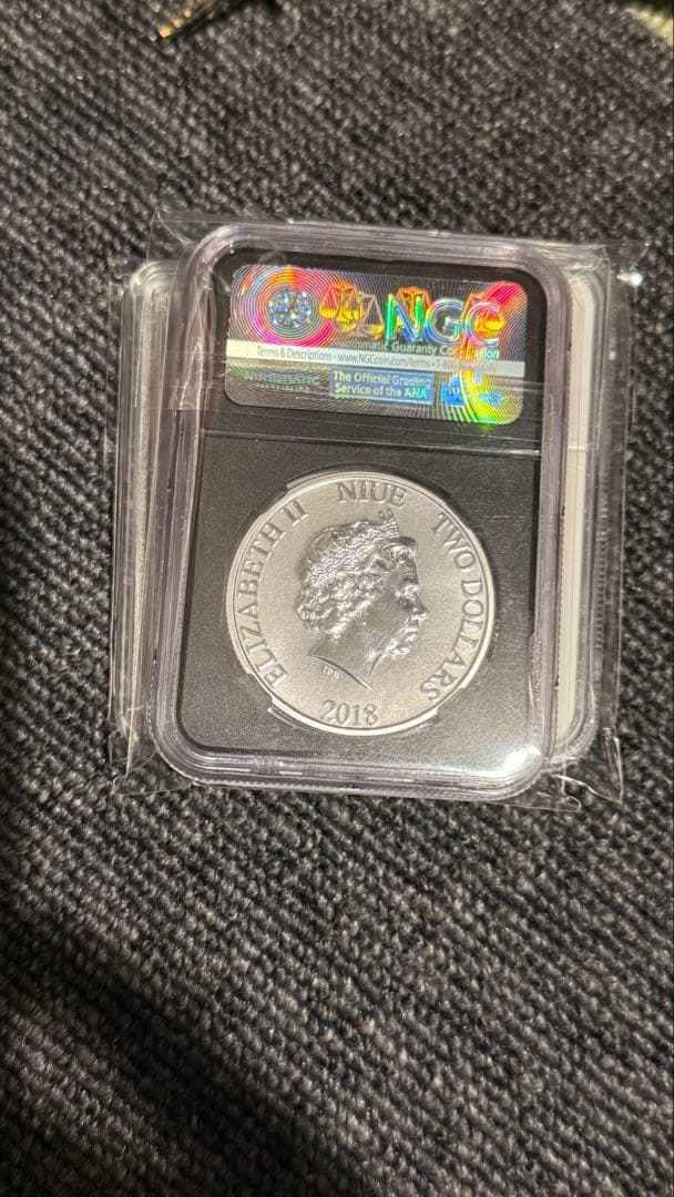 NGC MS70 銀貨　スターウォーズ