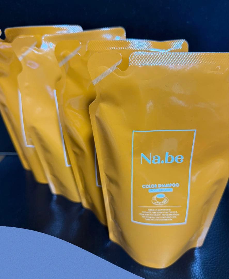 Na.be カラーシャンプー モカブラウン×４