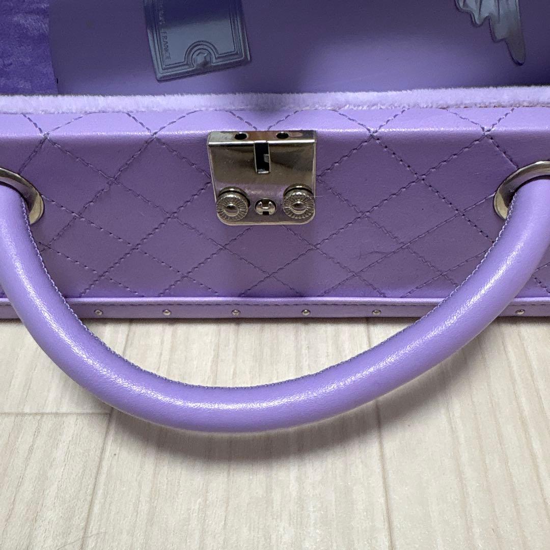 エンジェル ドゥミセック 紫 ハロウィン限定　シャンパン 空き瓶　空箱　レザー