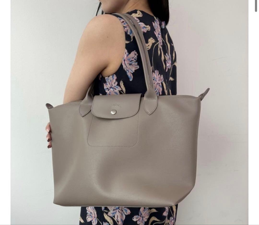 ロンシャン ルプリアージュシティ Mサイズ(トープ/TAUPE)