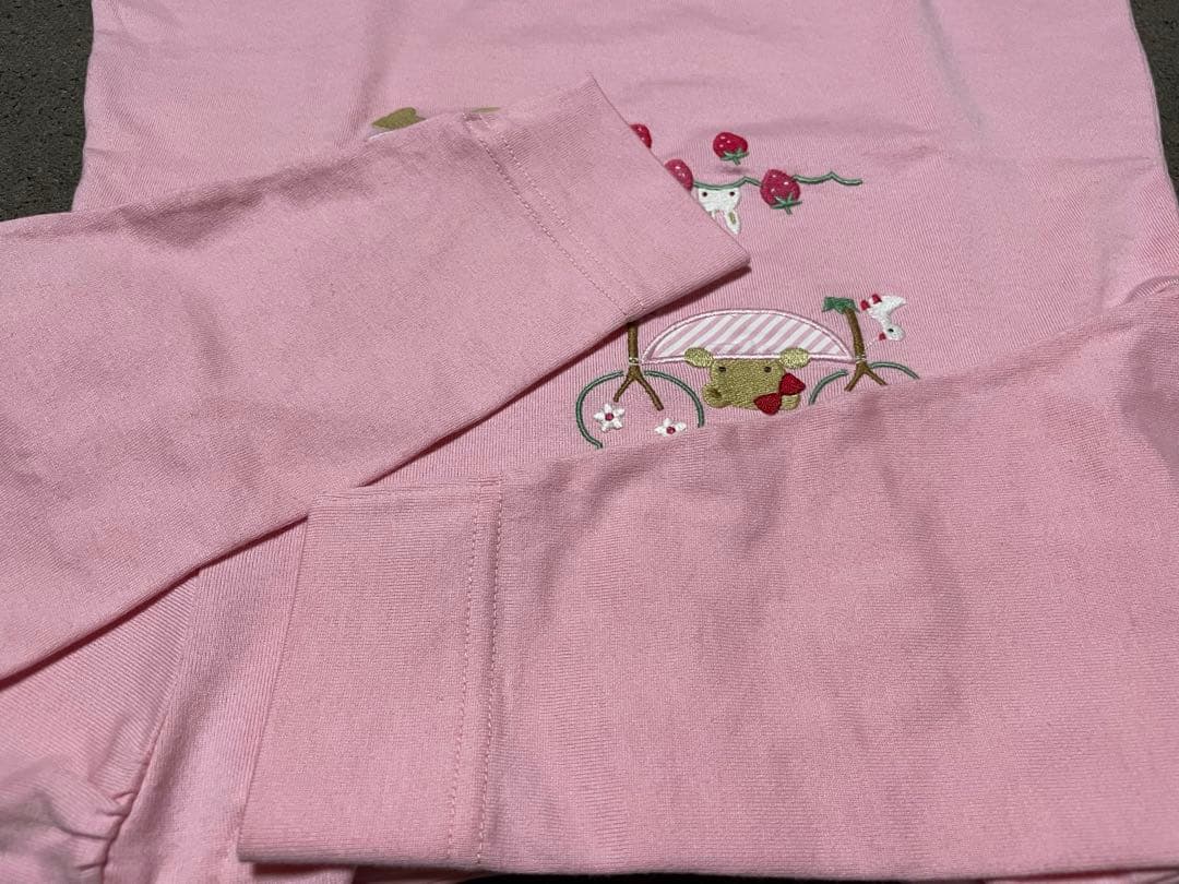 【美品】ファミリア 新作 完売 ピンクチュニック 100