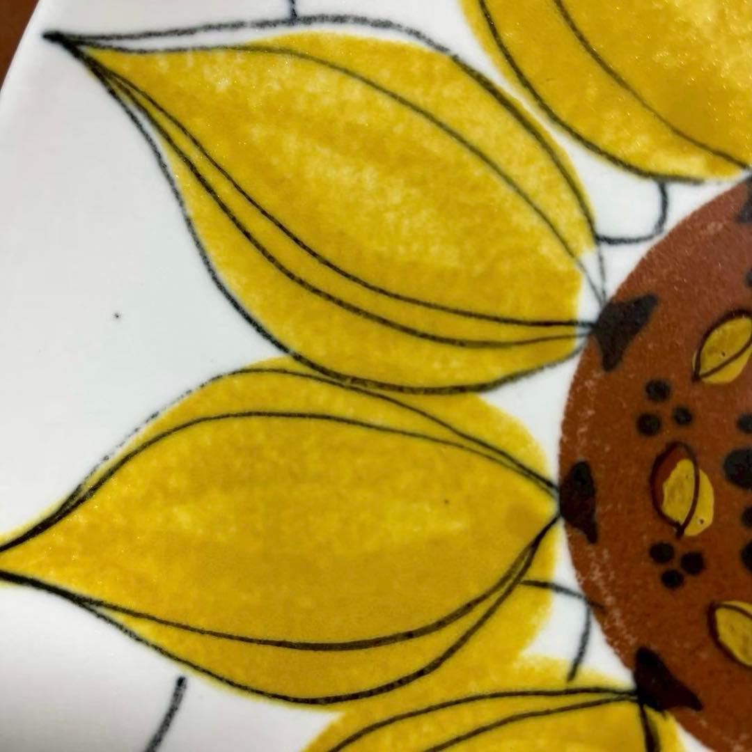 ARABIA HLA アウリンコルース　ひまわり　23cm ハンドペイント