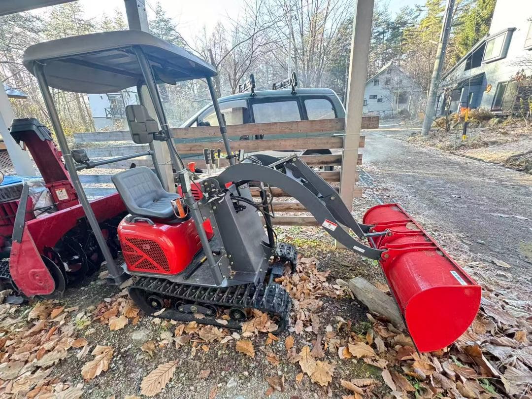 HITACHI クローラー除雪機 ML40 赤フォークリフト長野県白馬村引取限定