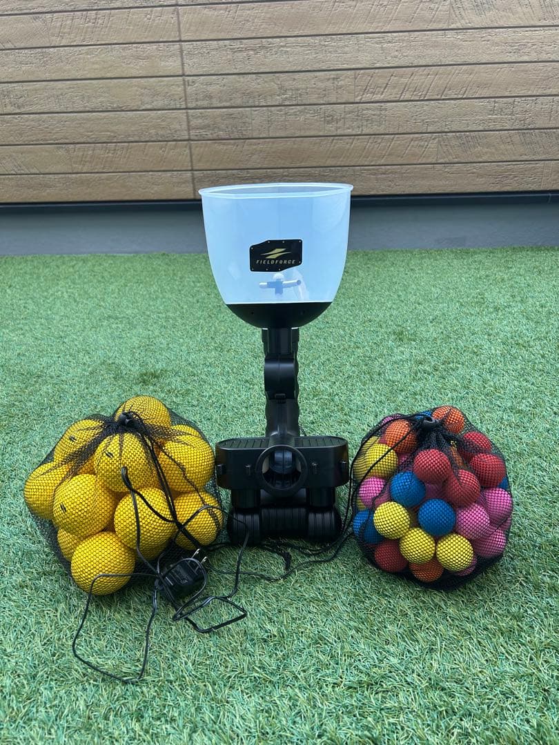 【値下げ】インドアバッティングマシン&ウレタンハードボール20個