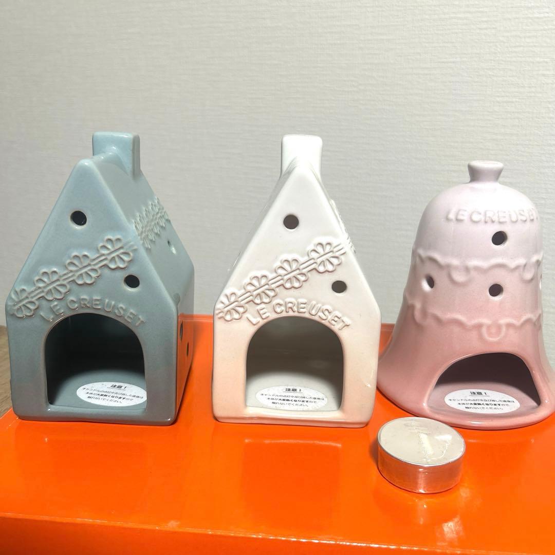 【未使用品】ルクルーゼ　キャンドルホルダーセット