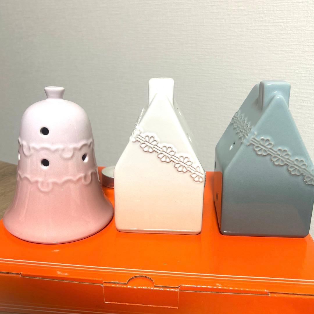 【未使用品】ルクルーゼ　キャンドルホルダーセット
