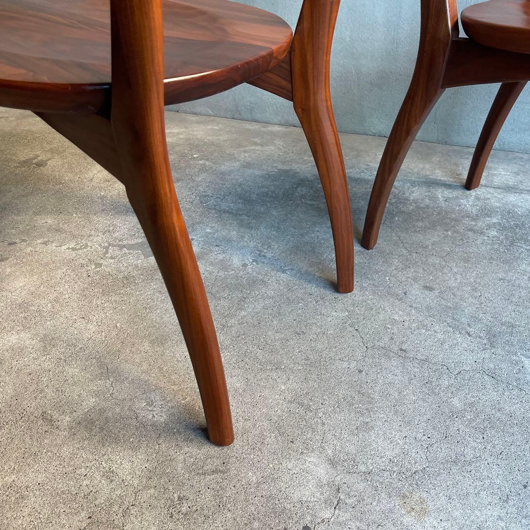 IDC OTSUKA Fill2ウォールナット無垢材 ダイニングチェア4脚