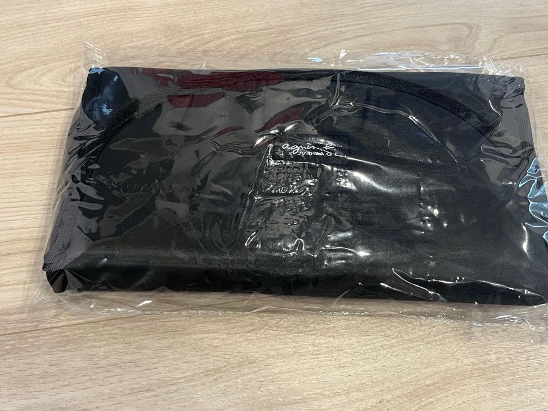 <新品タグ付き> アニエスベー　ロゴ ペアレンツバッグ マザーズバッグ　ブラック