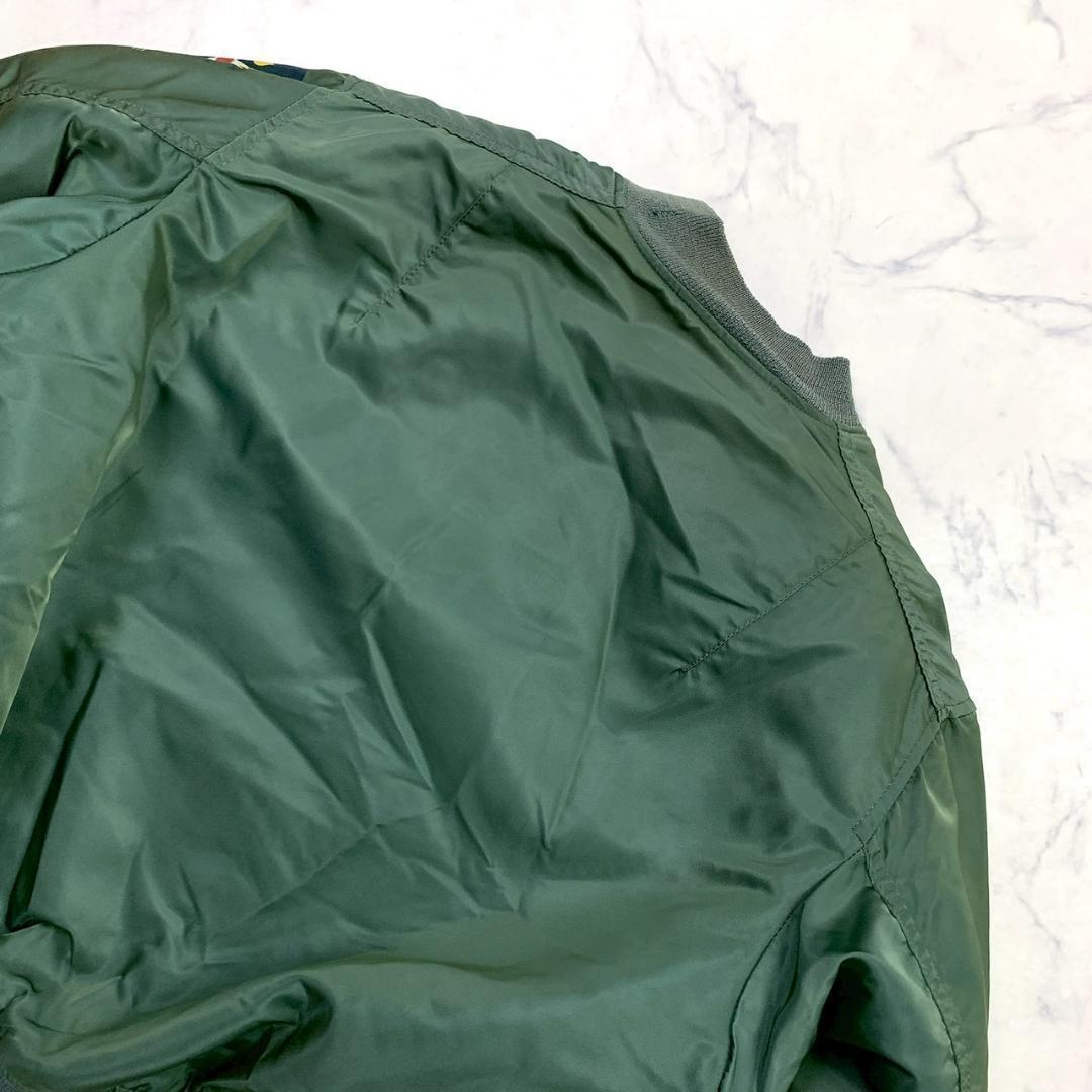 50s 復刻★ USA製 アルファ MA-1 セージグリーン M　D761