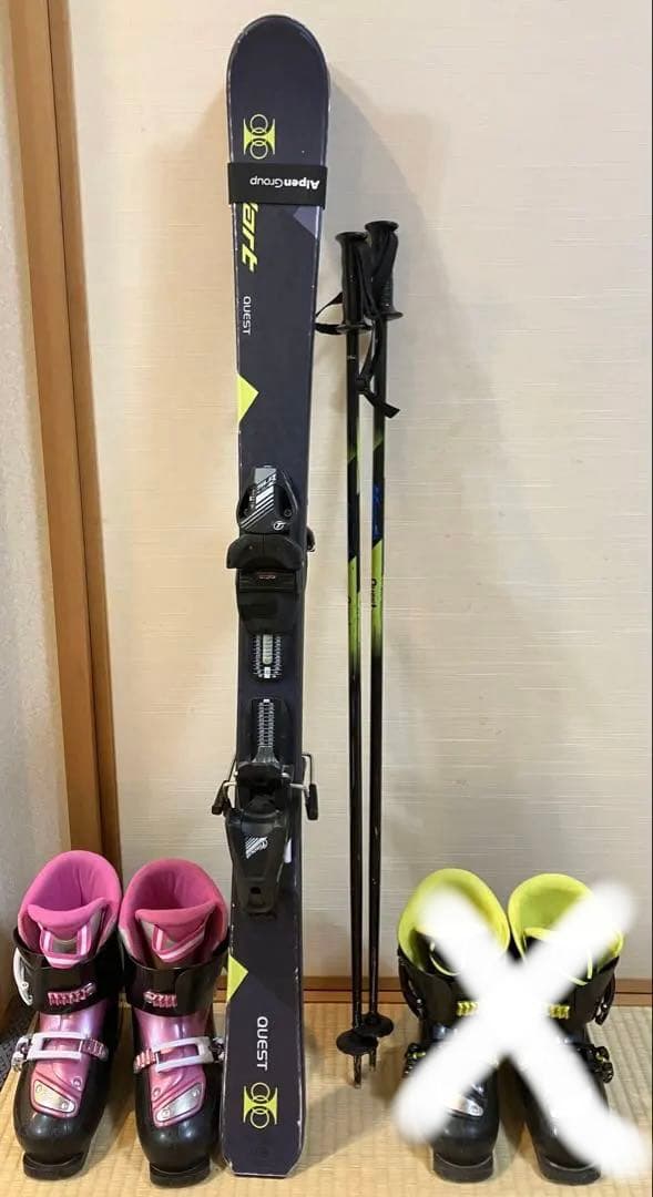 Hart 子供用スキーセット　ジュニア　板118/靴22センチ