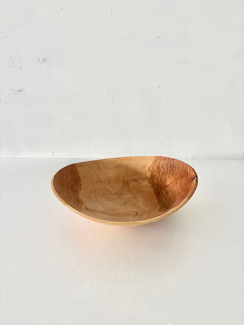 【美品】須田二郎　木のボウル　33cm