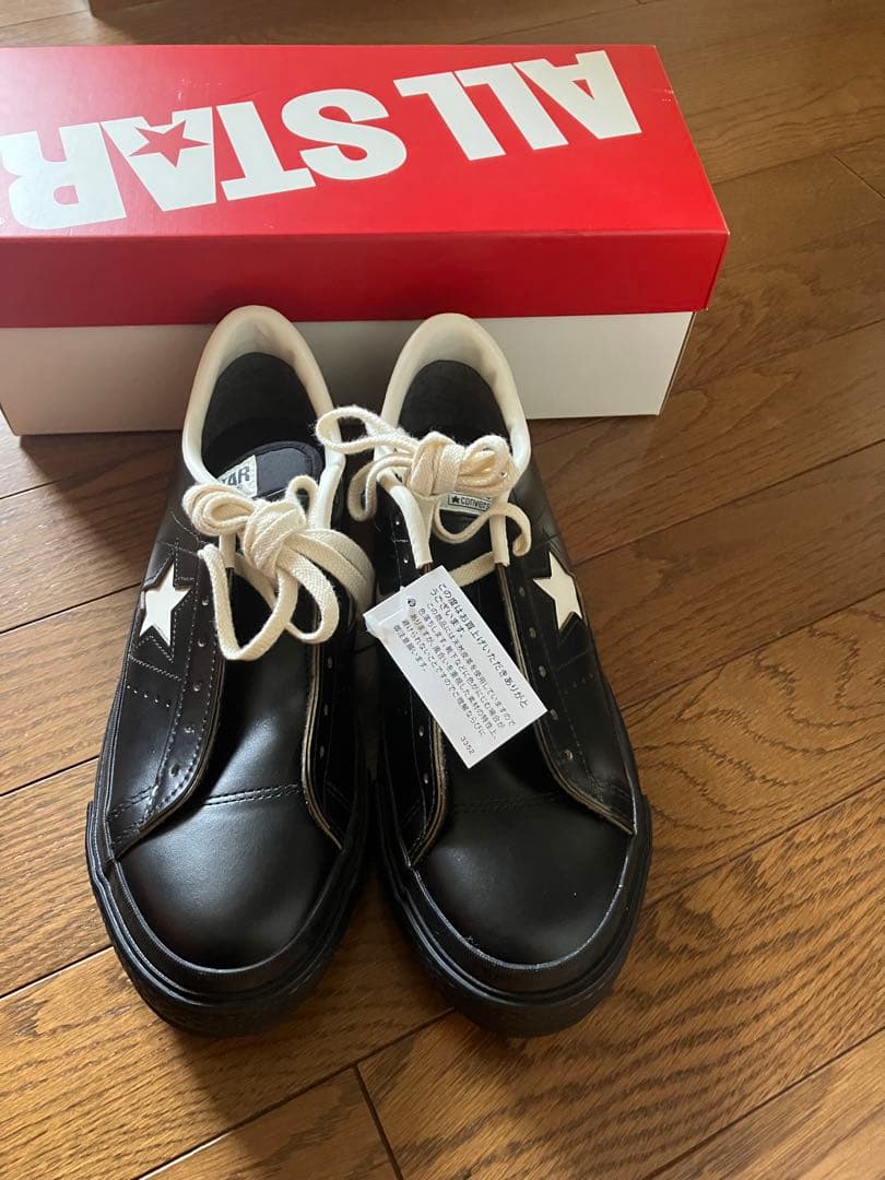 B*4様 CONVERSE ALL STAR ワンスター　 ブラック　レザー