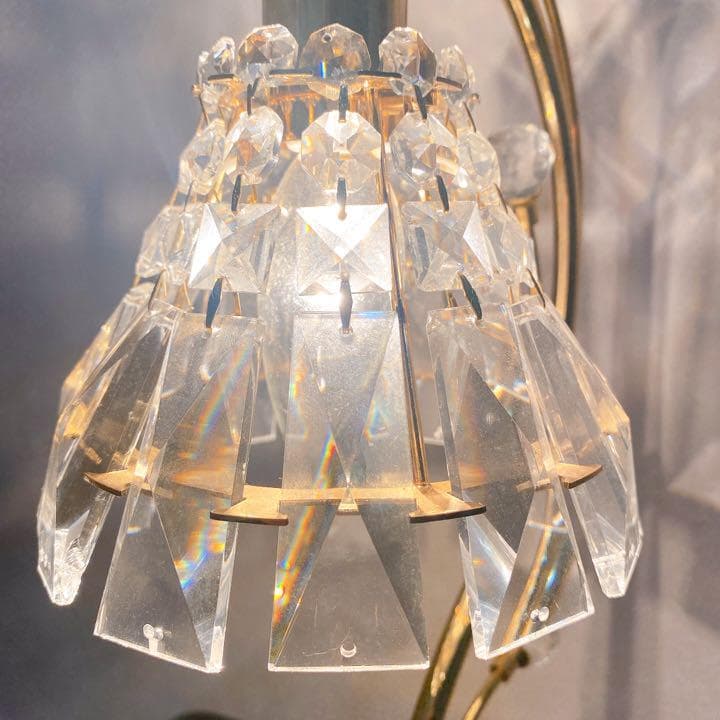 テーブルランプ　エジプト本クリスタル仕様　卓上ランプ　エレガント　お姫様