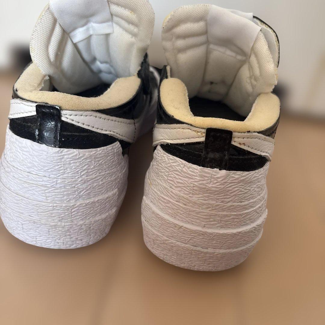 NIKE ×sacai Blazer Mid ブラック/ホワイト