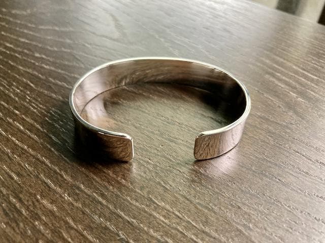 一二九　ゴローズ goro's 平打バングル k18ローズ Lサイズ 美品