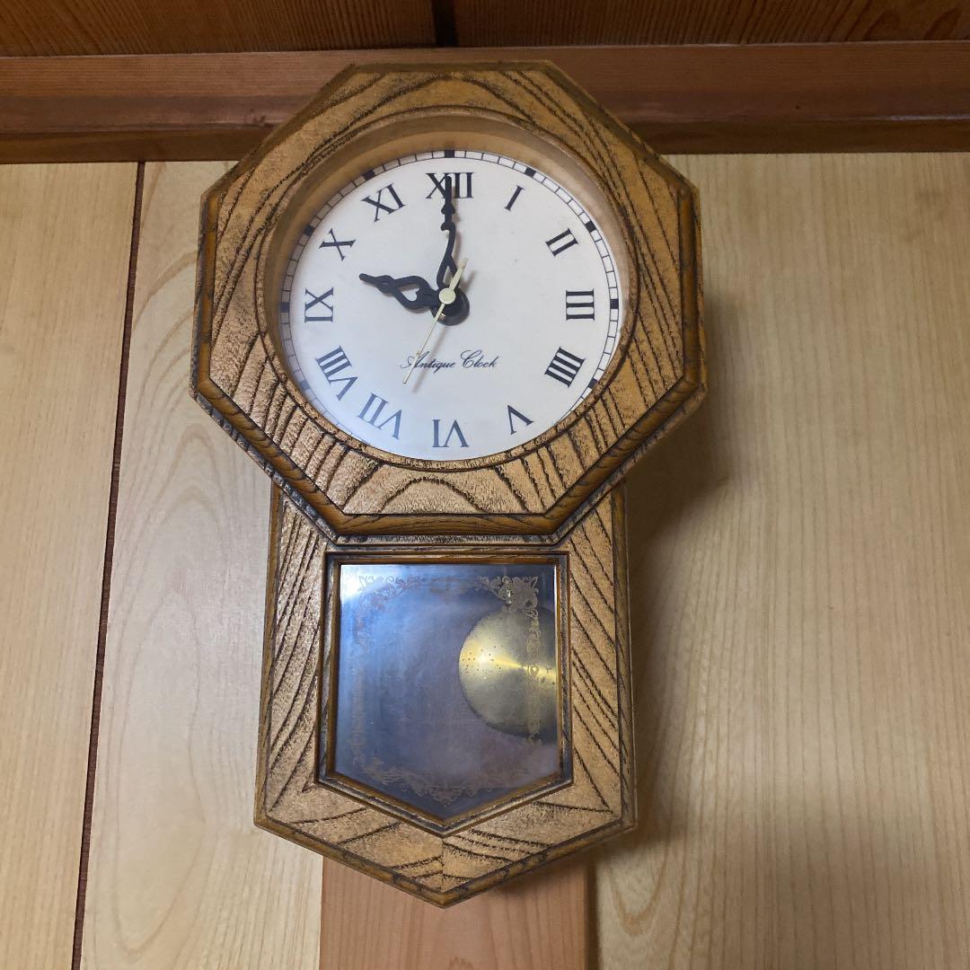 レトロ　古時計　動いてます！