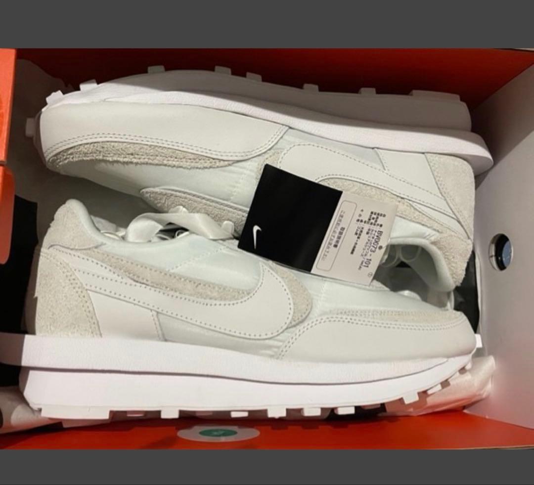 靴 sacai x Nike LDV Waffle \"Triple White\"