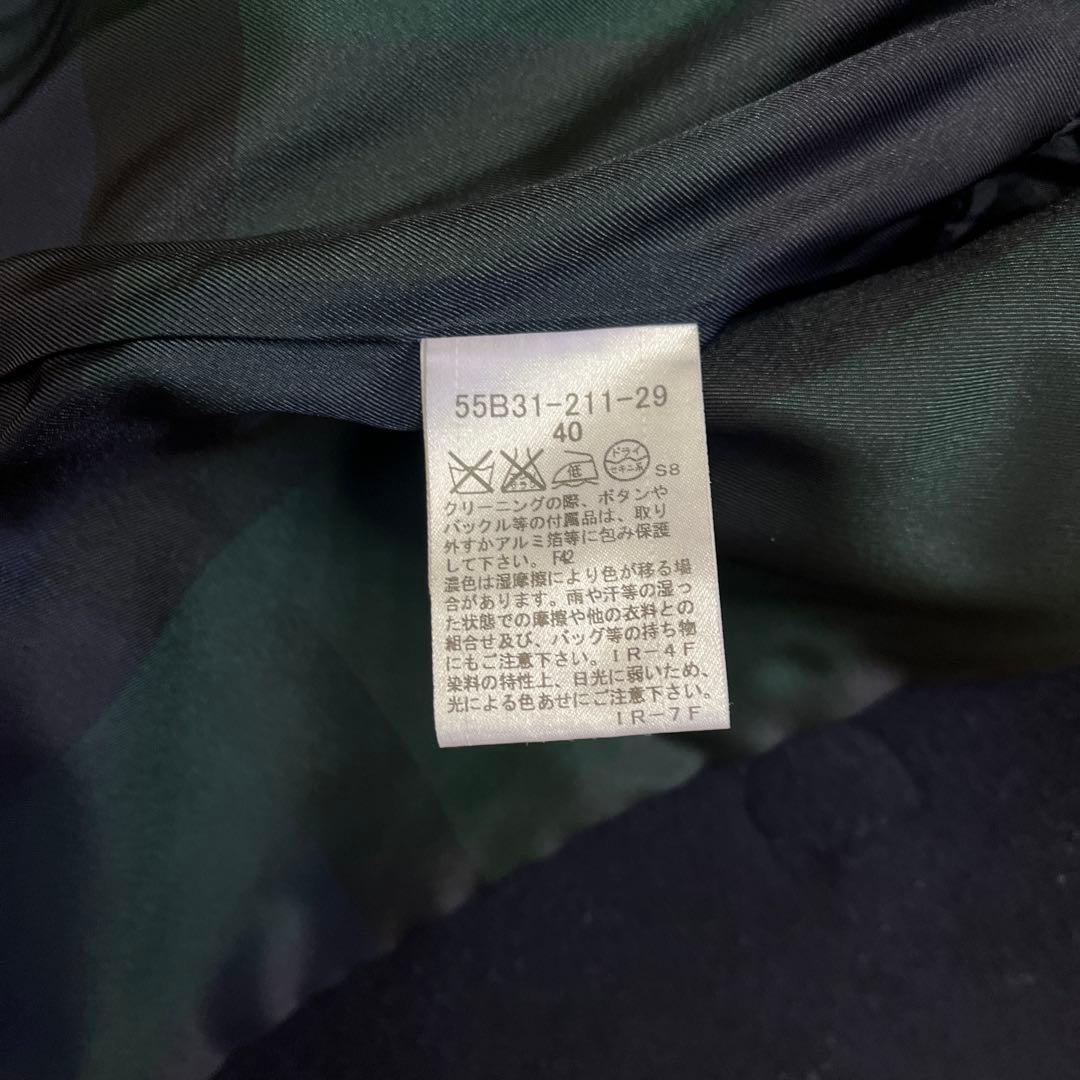 バーバリーブルーレーベル　ダッフルコート　40 Ｌ　紺