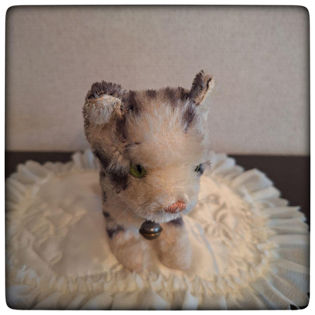 【子猫 Kaize Tabby 15cm 】ヴィンテージ シュタイフ