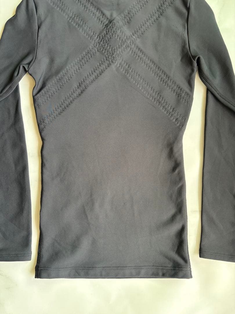 グラントイーワンズレディースパンプ ハイネック長袖光電子 S ブラック