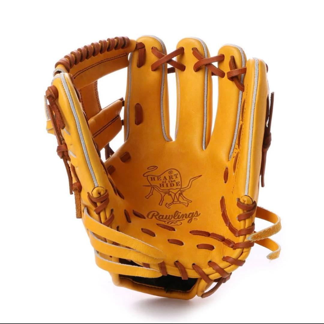 【匿名配送】Rawlings ローリングス 本革 ゴールドタン 軟式グローブ