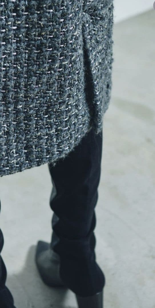 sale★美品★GRACE CONTINENTAL★ニットコンビツイードOP