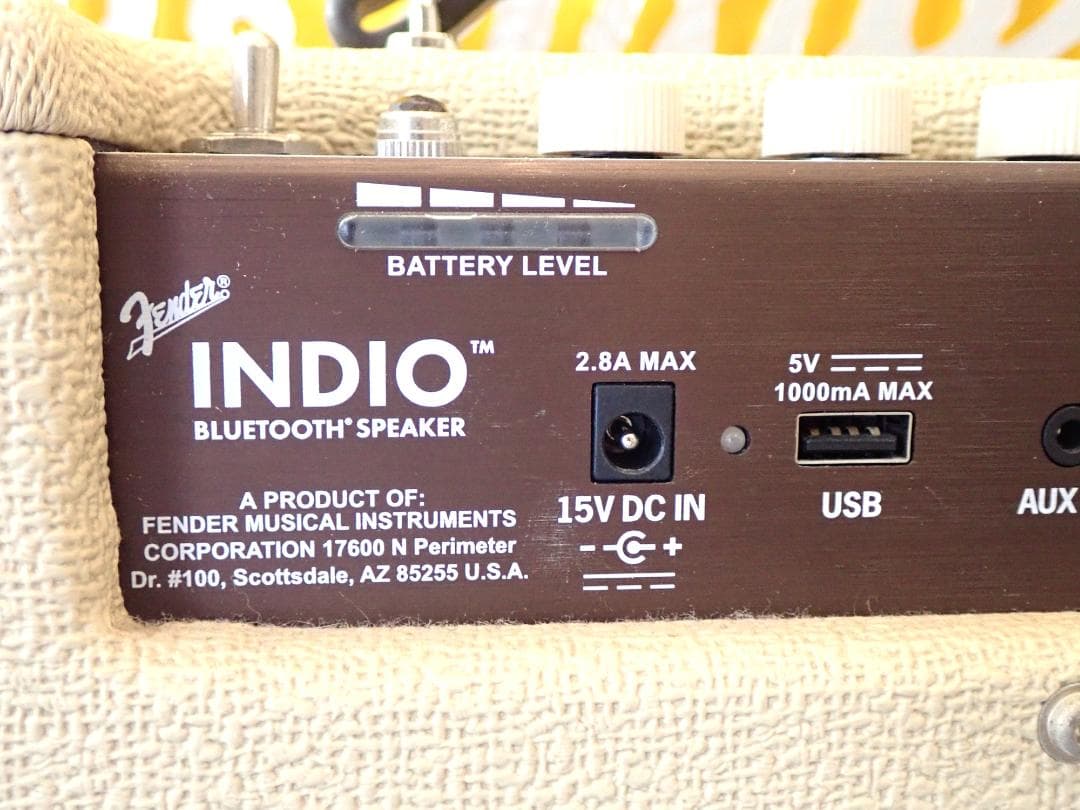Fender Indio Bluetooth スピーカー 音響機器☆動作確認済☆