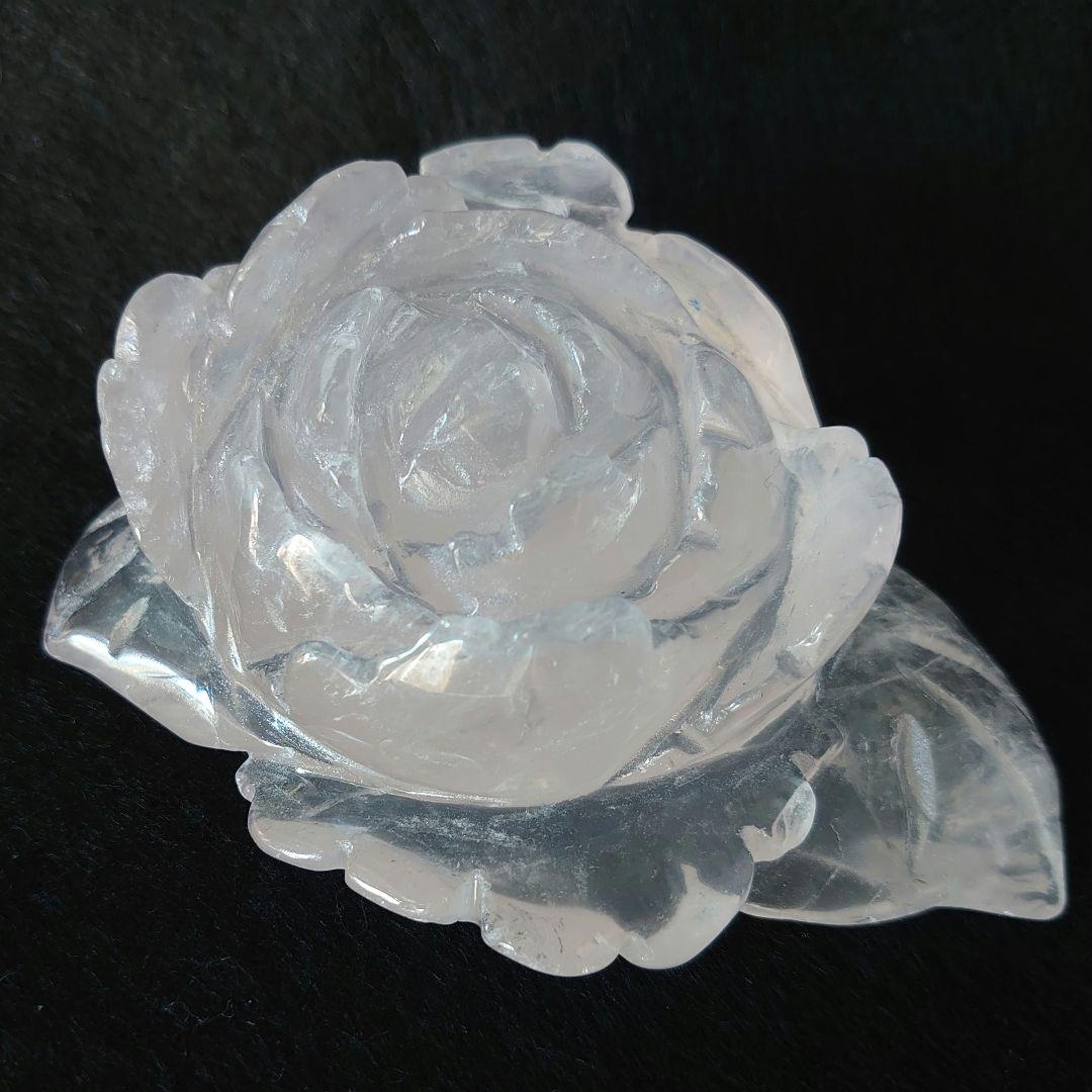 ローズクォーツ薔薇　玄関　リビング　寝室に　素敵な逸品